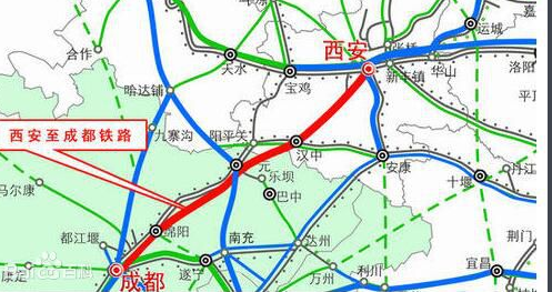 西成高铁最新线路图1