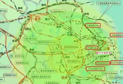 北沿江高铁规划图1