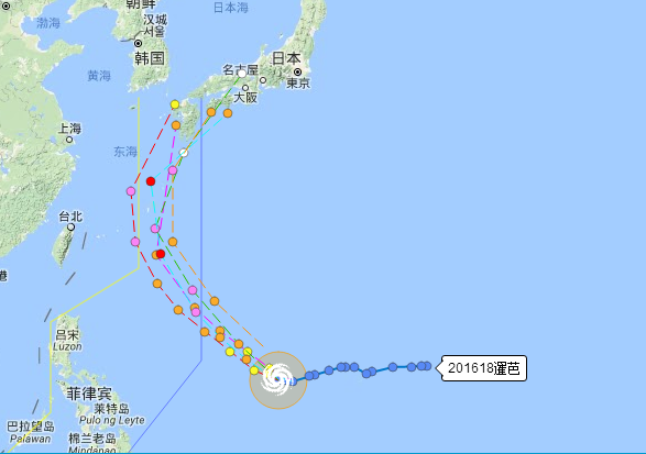 2016年第18号台风暹芭对国庆有影响吗1