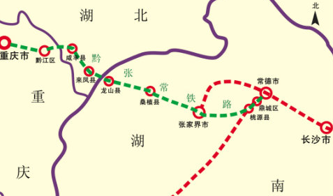 黔张常铁路重庆段开工