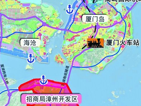 厦漳城际铁路将建海底隧道1