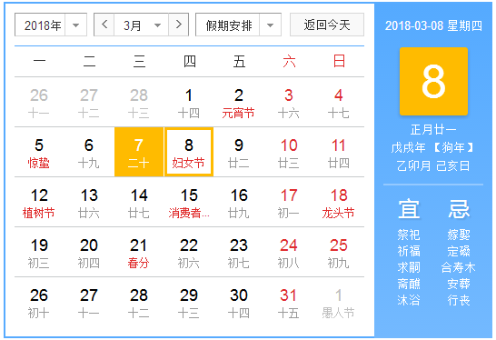 2018年妇女节多少周年