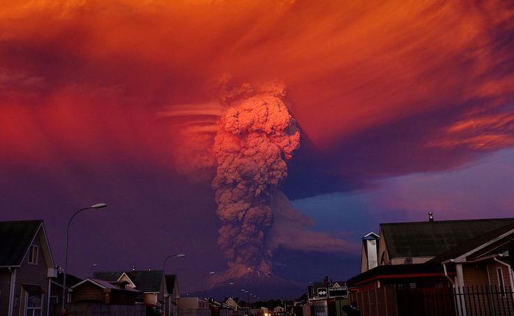 卡尔布科火山爆发1