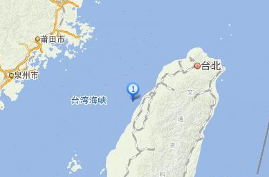 台湾苗栗县附近发生5.0级地震1