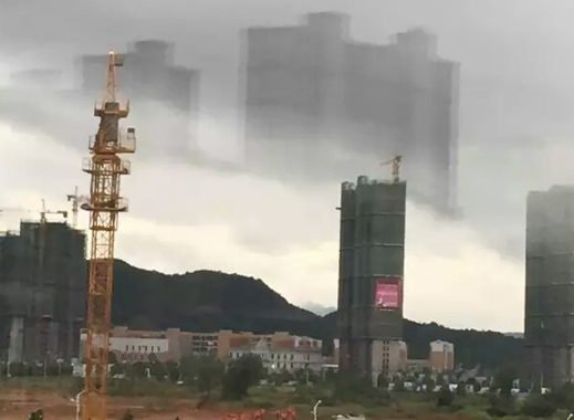 武宁惊现海市蜃楼1