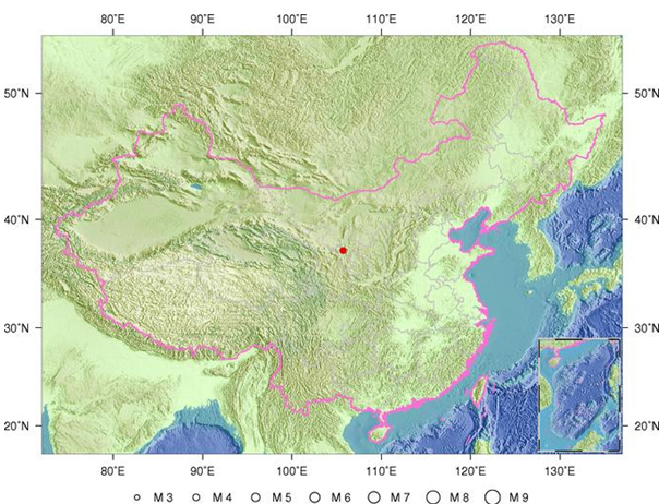 4月11日宁夏中宁县3.9级地震最新消息1