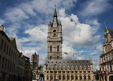 比利时和法国钟楼