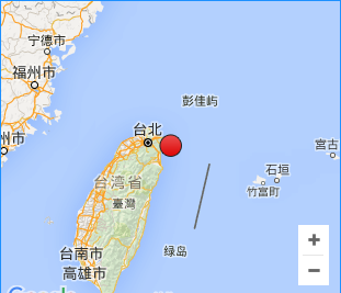 2016年5月12日台湾宜兰5.8级地震最新消息1