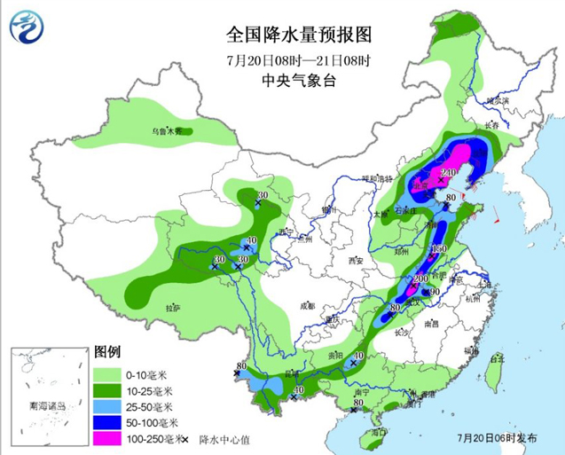 2016年7月20日河南暴雨最新消息1