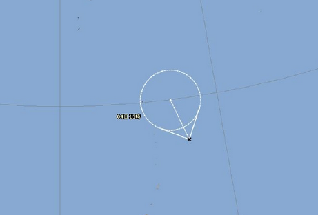 2016年第5号台风奥麦斯走向1