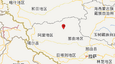 2016年8月11日西藏尼玛县地震最新消息1