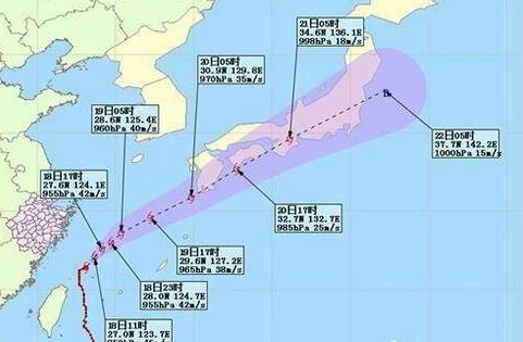 2016温州台风马勒卡最新消息1