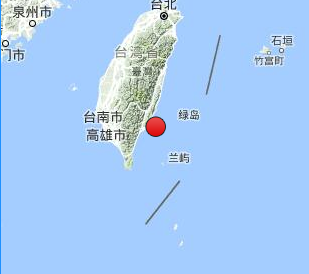 2016年10月6日台湾地震最新消息1