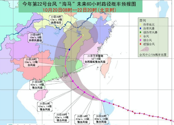 2016年第22号台风海马什么时候登陆广东1
