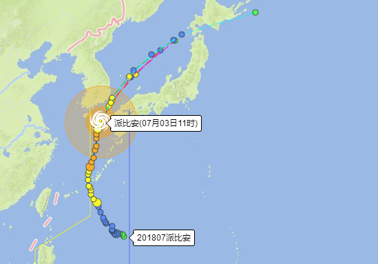 2018年7号台风最新消息1