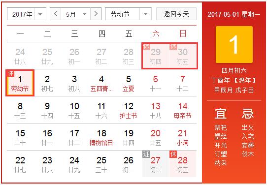 2017五一杭州限号吗